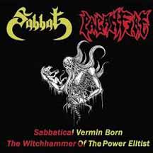SABBAT / PAGANFIRE “Sabbatical Vermin Born – The Witchhammer of the Power Elitist” CD