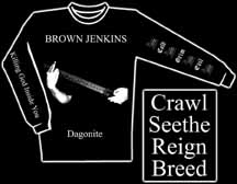 BROWN JENKINS "Dagonite" Long Sleeve T-Shirt