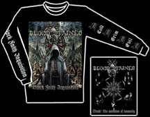 BLOOD STAINED DUSK "Black Faith Inquisition" Long Sleeve T-Shirt Size Large