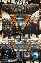 WAXEN "Terror Decree" 11" x 17" Color Poster