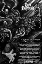 DARK PSYCHOSIS "The Edge Of Nowhere" Digi CD  11" x 17" Black & White Poster