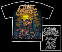 CARNAL SAVAGERY "Into The Abysmal Void" T-Shirt