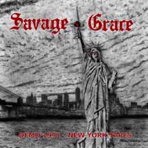 SAVAGE GRACE "Demo 1991-The New York Tapes" CD