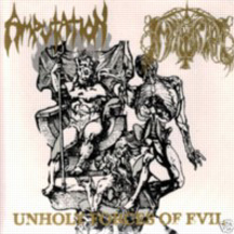 IMMORTAL / AMPUTATION "Unholy Forces Of Evil" CD in Gatefold 7" Sleeve