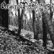 GAUNTLET / CONTAGION BLACK "Split" CD